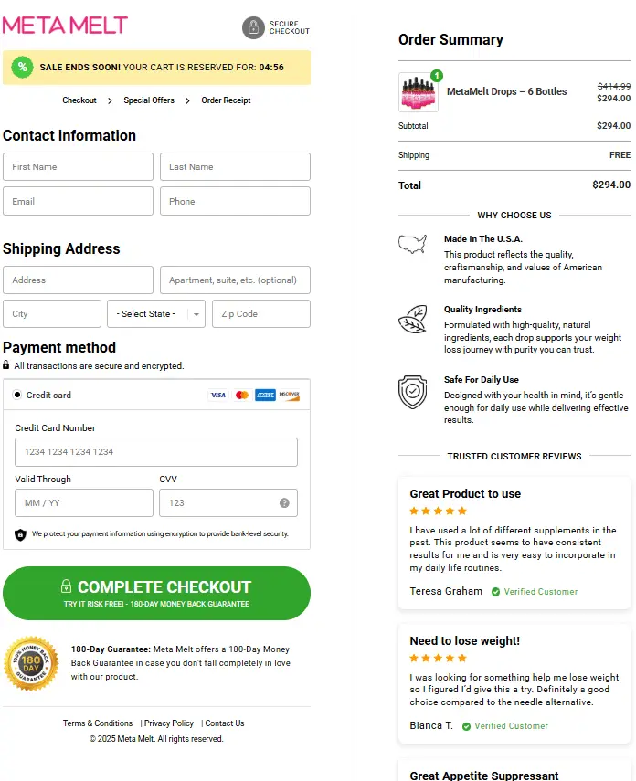 Meta Melt official website